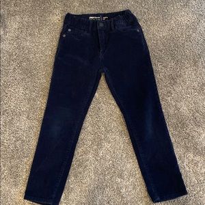 Boys Navy Corduroy Pants